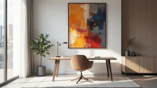 Transformer votre espace de bureau avec la location d'art : idées et astuces